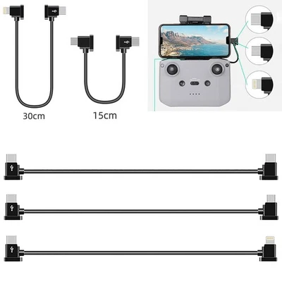 Data Transfer Cable for DJI Mavic Air 2 Drone Remote Controller RC Type-C USB C - Image 1 of 4