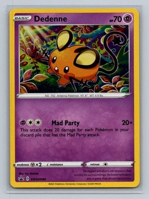 Pokemon SWSH: Sword & Shield Promo Cards #SWSH080 Dedenne Promo - Image 1 of 2