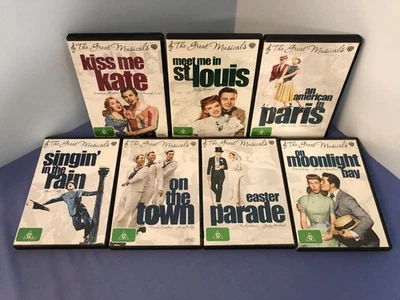 The Great Musicals DVD R4 Bundle Kiss Me Kate, Meet Me in St Louis, On The Town - image 1 of 4