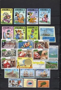 ANGUILLA.   COLLECTION BUILDER OF 25 ALL DIFFERENT STAMPS. - Picture 1 of 1