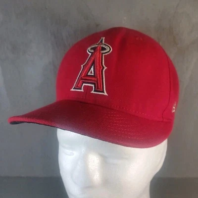 Los Angeles Anaheim Angels Hat Cap New Era On Field 59FIFTY Fitted Size 6 7/8 - Image 1 of 4