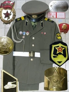 TANK TROOPS Uniform Senior Sergeant Soviet Union Army Made in USSR vintage - Picture 1 of 24