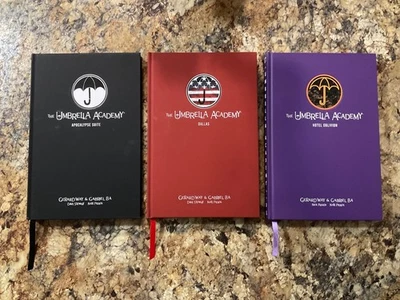 The Umbrella Academy Library Edition 1 2 3 Hardcover OHC Omnibus Dark Horse LOT! - Image 1 of 3