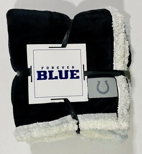Indianapolis Colts "Forever Blue" 60" x 50" Sherpa Überwurf Decke-Neu - Bild 1 von 3