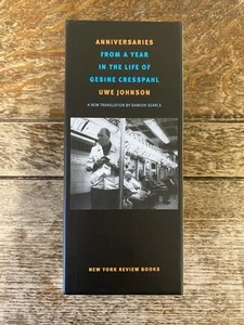 Anniversaries by Uwe Johnson 2018 nyrb classics - Picture 1 of 6