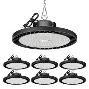 ONLYLUX UFO LED High Bay Lights 5000K 150W 6 Pack, Led Shop Lights Commercia,.. - Picture 1 of 6