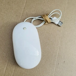 Apple Wired A1152 Optical Mouse Cleaned Tested Works - Picture 1 of 5