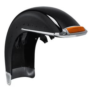 Black Front Fender Fit For Harley Touring Electra Glide Road King FLHR 1989-2013 - Picture 1 of 10