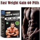 BODY GROW Fast Weight Gain Pills Muscle Gainer WEGHT GAIN 60 CAPSULES- Men FSW