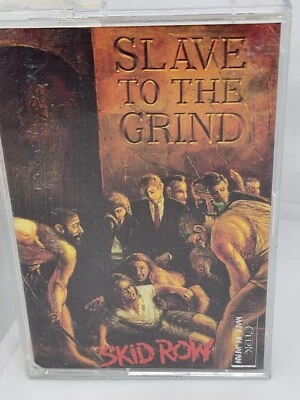 SKID ROW "SLAVE TO THE GRIND" CASSETTE TAPE 1991 ATLANTIC - Image 1 of 2