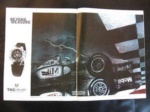 Tag Heuer Kirium Uhr 2 Seiten Anzeigenausschnitt 2000 - Bild 1 von 1