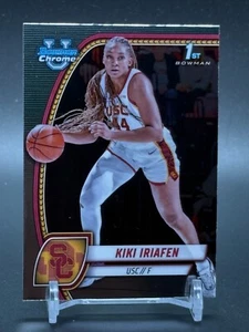 2024-25 1st Bowman Chrome U University #47 KIKI IRIAFEN USC - Imagen 1 de 2