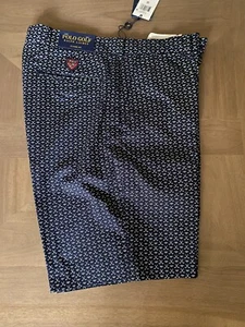 NUEVO CON ETIQUETAS Polo Ralph Lauren Hombre Golf Vestido Pantalones Cortos Talla 32 Entrepierna 8.5 Azul Marino - Imagen 1 de 8