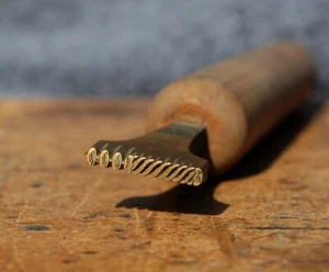 Brass Bookbinder Hand Tool Pallet Leather finishing gilding stamp embossing !´ - Picture 1 of 2