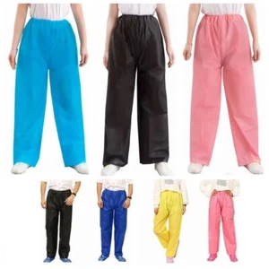 Waterproof Men Women Rain Pants Elastic Rain Hiking Trousers For Outdoor Travel - Picture 1 of 17