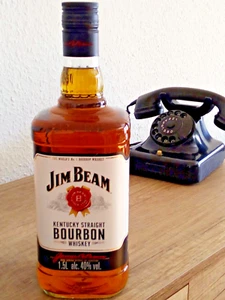 Jim Beam Kentucky Straight Bourbon Whiskey Magnumflasche - 1,5L, 40% vol - Bild 1 von 2