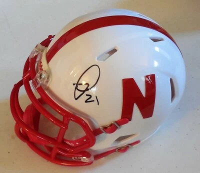 Minicasco autografiado de Prince Amukamara Bears de Nebraska con certificado de autenticidad BDS #2923 Foto 1 de 3