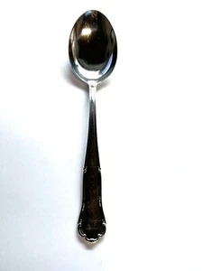 Besteck Ebel 255 6 Löffel 120er Silber Auflage Esslöffel versilbert 19,5 cm - Bild 1 von 3