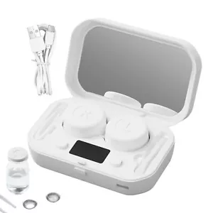Contact Lens Ultrasonic Cleaning Machine Contact Lens Case Portable Cleaner - Picture 1 of 8