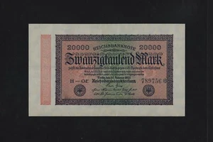 Germany 20000 20.000 Mark 1923 P-84 UNC - Picture 1 of 2