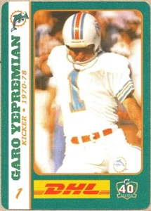 0DDBALL-DHL Garo Yepremian DELPHINS - Bild 1 von 1