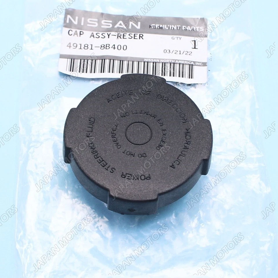 49181-8b400 Nissan Cap Assy-power Steering Reservoir Tank 491818B400 Genuin