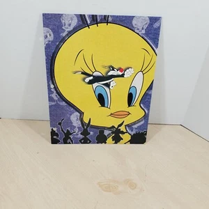 Vintage Looney Tunes Tweety Bird & Sylvester Bugs Bunny Taz Wille Coyote Folder  - Picture 1 of 7