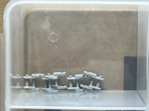 LEGO Parts - Light Bluish Gray Technic, Link Chain - No 3711 - QTY 5 - Picture 1 of 1