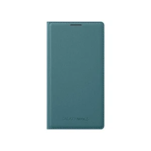 ETUI OFFICIEL A RABAT SAMSUNG GALAXY NOTE 3 BLEU TURQUOISE ECO-CUIR (PU) - Photo 1 sur 1