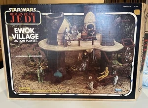 Vintage Kenner Star Wars ROTJ Ewok Village Action Playset 1983 with Box - Picture 1 of 13