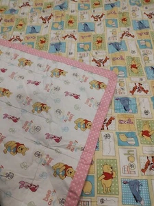 Hand made finished Winnie the Poo & friends blanket 48"x36" clean and cozy - Picture 1 of 6