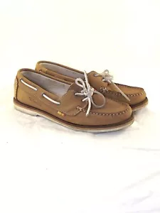 Tamaris Scarpe Da Donna Marrone Da Barca In Pelle Con Lacci Taglia Eu 36 Uk 3 - Imagen 1 de 9