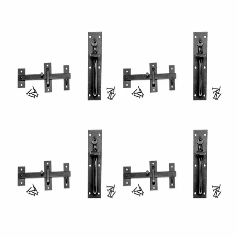 Black Iron Gate Door Latch Lock Norfolk Door Latches Hardware Cover