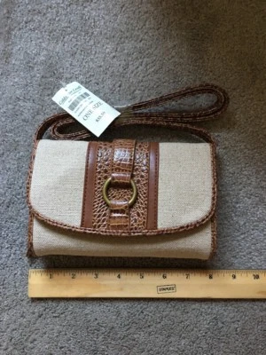 Coldwater Creek Sophie Mini Organizer Purse Clutch New - Image 1 of 4