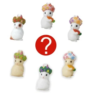 Blind Box 1:6 Miniature Fairy Garden Flower Crown Rabbit Bunny 1 Random Figure - Picture 1 of 12