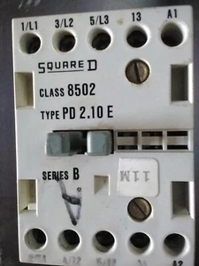 SQUARE D 8502-PD2.10E CONTACTOR 110/120V (USED) - Picture 1 of 5