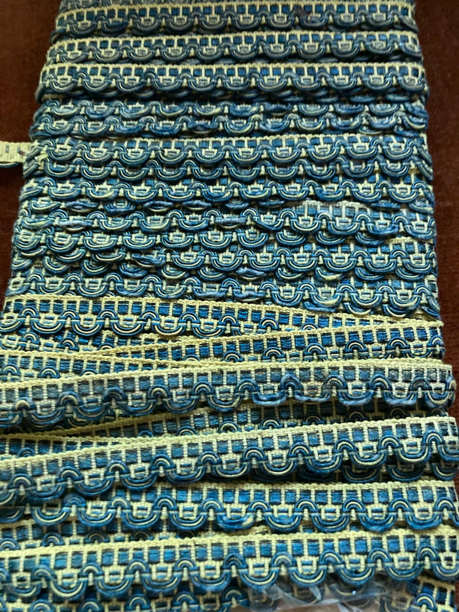 49 Yards White Gimp Braid Trim – 1/4 Inch Woven Polyester Ribbon For DIY Curtains & Sewing Crafts-380884