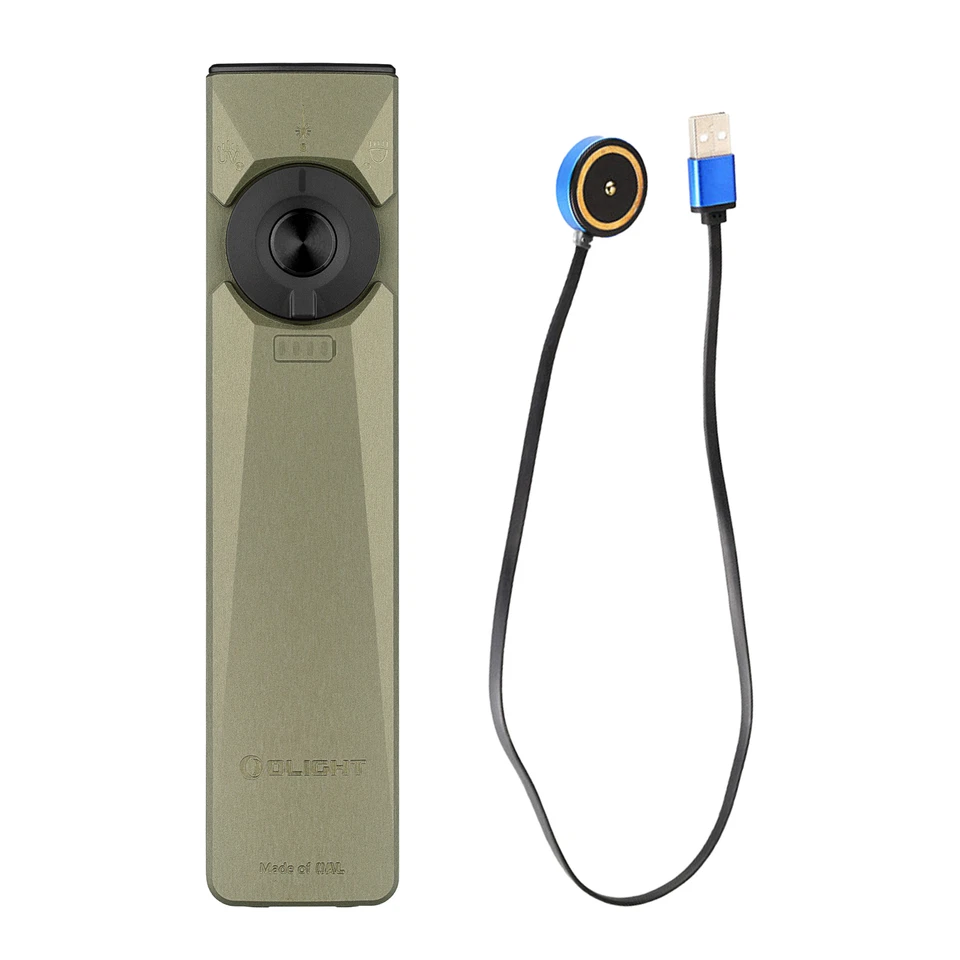 Olight Arkfeld Ultra 1400 Lumen EDC Flashlight with UV Light & Green Laser