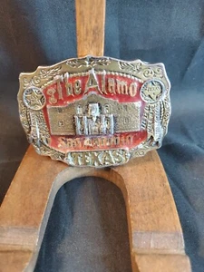 Vintage 1981 The Alamo San Antonio The Great American Belt Buckle USA  - Picture 1 of 7