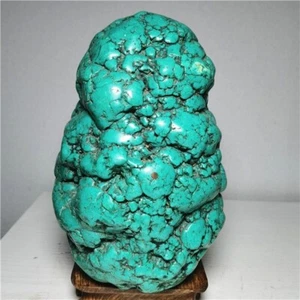 2332g Beautiful turquoise rough polishing crystal healing of gold bullion i157 - Picture 1 of 12
