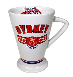 2000 Olympic Games Sydney Stoneware Ceramic Cup Pedestal Mug Sydney Australia - Picture 1 of 5