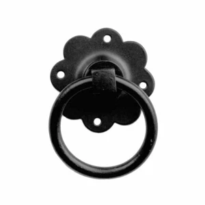 Manija de anillo liso 137 67 mm - negro epoxi - Imagen 1 de 1