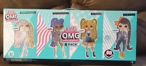 L.O.L. Surprise! O.M.G. 4 Pack Fashion Doll Set Series 2 (80 Surprises) - Picture 1 of 8