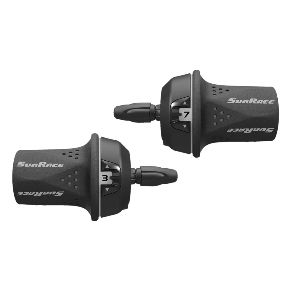 Sunrace TSM21 Twist Grip Shift Gear Shifter Indexed Right Hand 5/6/7/8 Speed - Image 1 of 1