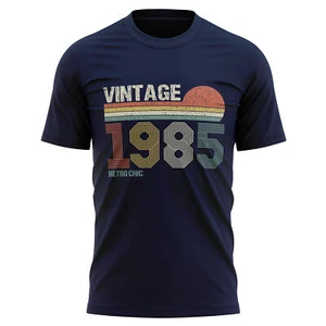 Camiseta 40 cumpleaños para hombre retro 1985 regalo para papá esposo hermano él - Imagen 1 de 13