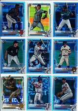 2021 Bowman Draft 1st Edition - SKY BLUE FOIL PARALLEL CARDS - U Pick