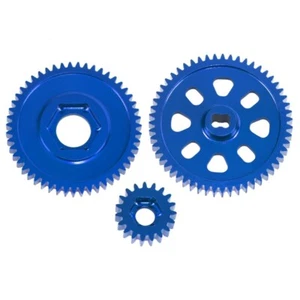 Juego de engranajes de transmisión y carril de aluminio CNC NexxSpeed (AZUL) - AXIAL SCX24/AX24 - Imagen 1 de 1
