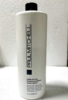 *NEW* Paul Mitchell Firm Style Freeze & Shine Super Spray Maximum Hold 33.8 Oz - Image 1 of 2