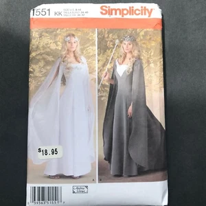 Simplicity Sewing Pattern 1551 Size 8-14 Fairy Princess Dress Cosplay Costume M - Picture 1 of 6