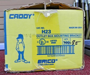 SOPORTE MONTAJE CAJA SALIDA ERICO CADDY H23 (CAJA ABIERTA DE 85 PIEZAS) - Imagen 1 de 4